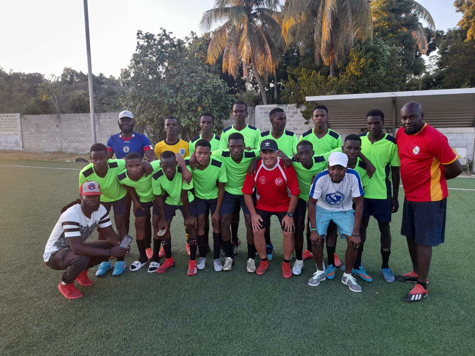 Fotografía recibida de equipo juvenil